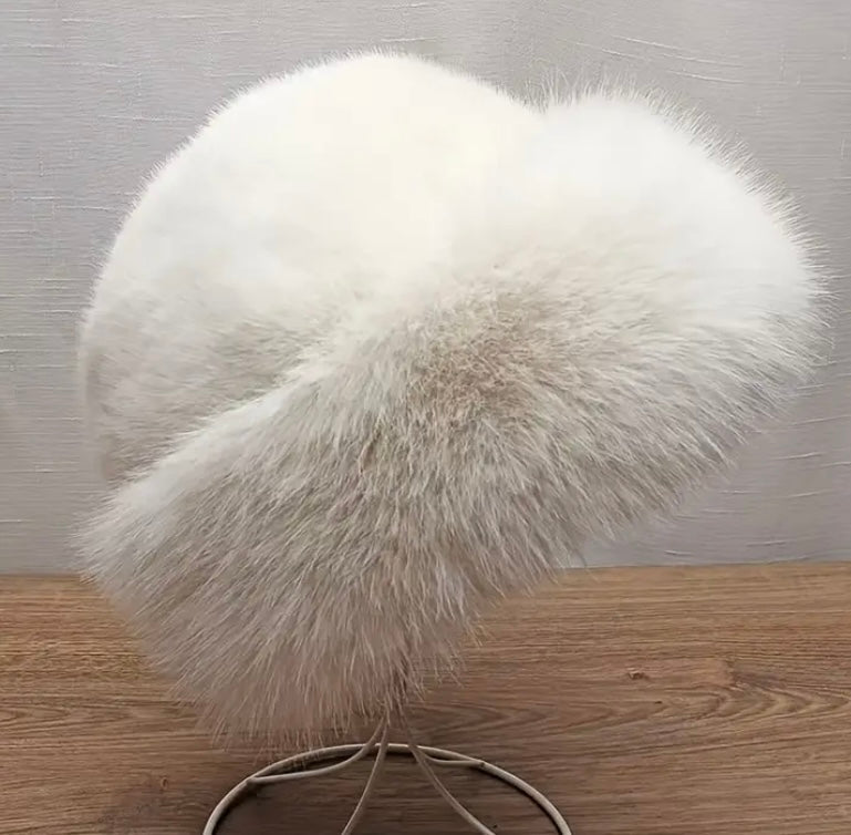 FAUX FUR WINTER CAP WITH  FREE PREMIUM BOX